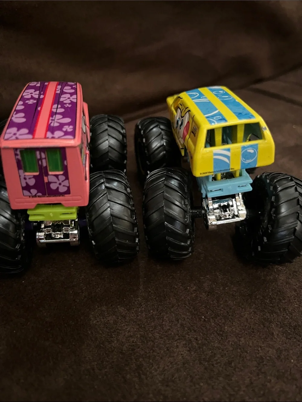 Licensed SpongeBob & Patrick Monster Truck Duo - Pink and Yellow